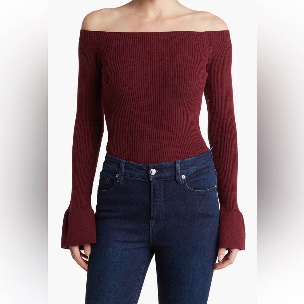 NWT 7 For all Mankind Off shoulder Sweater, XS, retails $178!